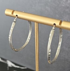 Sterling Silver Hoop Earrings